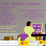 Nuevo Taller ” Nóminas  y contratos”